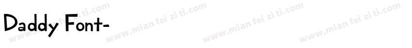 Daddy Font字体转换